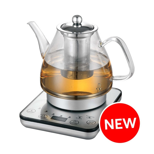 HealthyChoice 1.2L Digital Glass Kettle with Tea Infuser