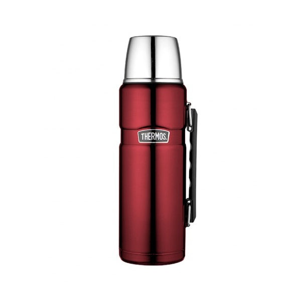 Thermos SK2010RAUS 1.2L Stainless King Stainless Steel Vacuum Insulated Flask ? Red