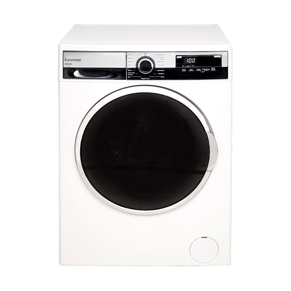 Euromaid EBFW900 9 kg Front Load Washer with Brushless DC Motor (White)